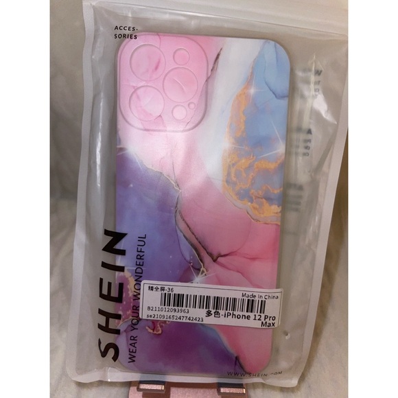 Sparkle Marble Pattern Pink iPhone 12 Pro Max Case 💖 - Picture 5 of 17